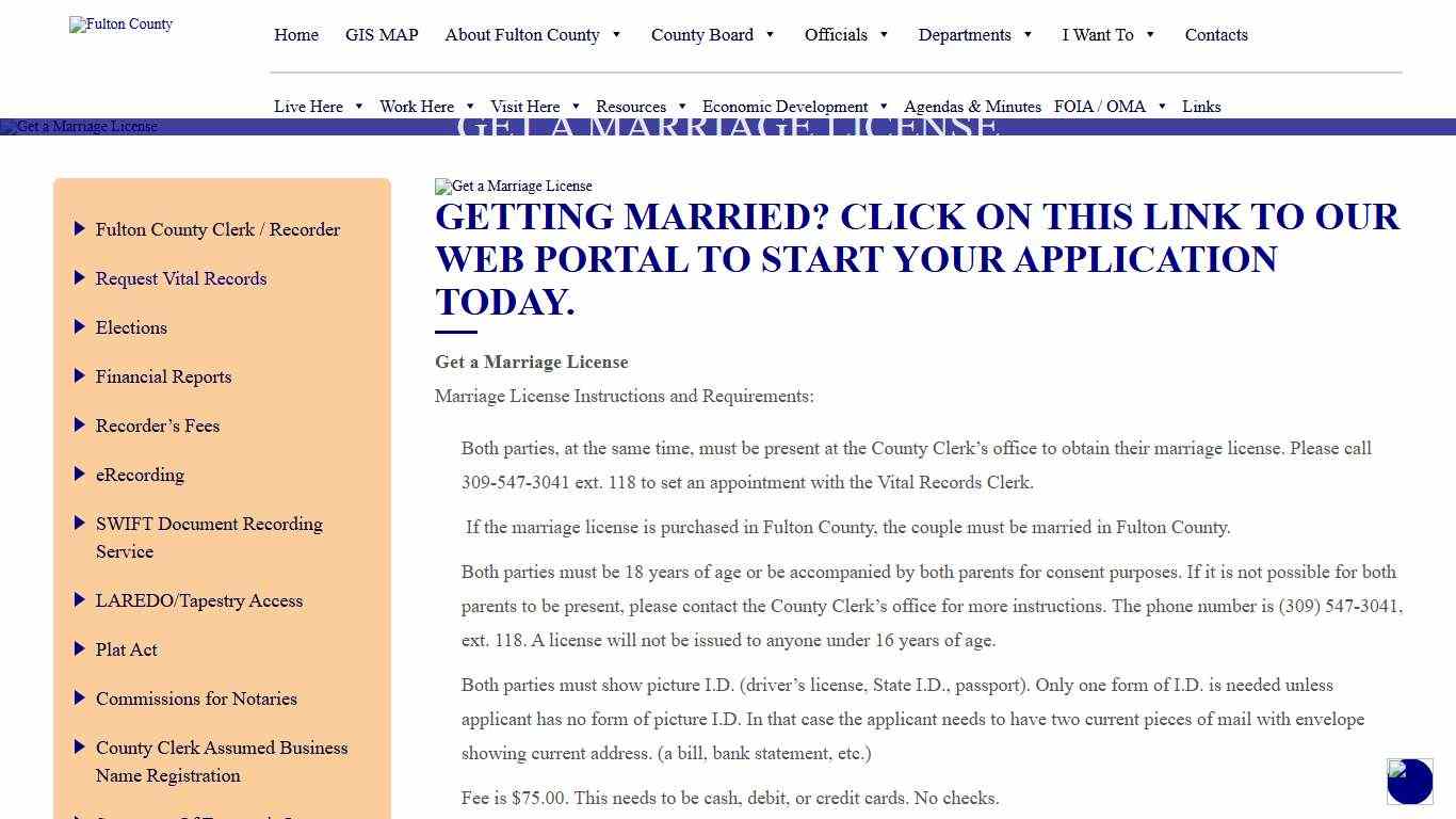 Get a Marriage License - Fulton County