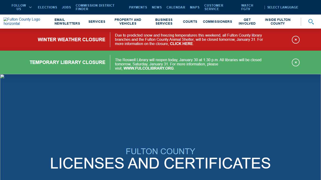 Licenses and Certificates