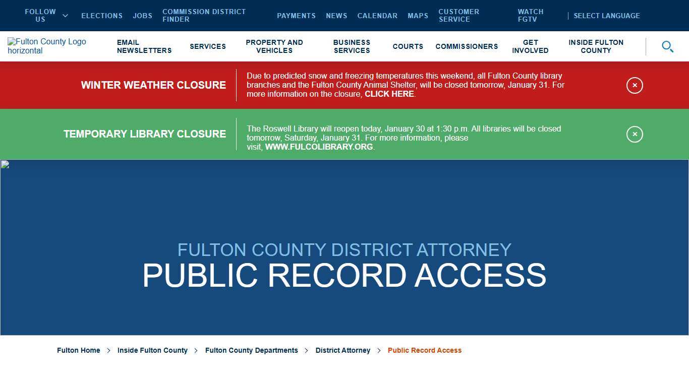 Public Record Access